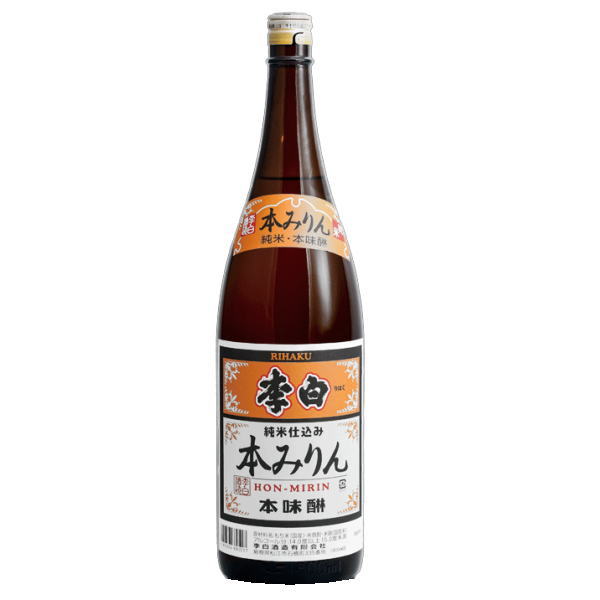 李白 純米仕込み 本味醂 みりん 1800ml 2232