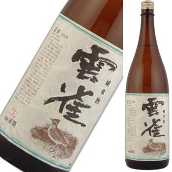 楽天日本酒 焼酎 ギフト　いちむら商店【1ケース（6本）の販売となります】通潤 純米 雲雀 1800ml 【お取寄せにて納期が12日ほどかかる場合がございます】6565