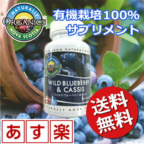 【10％OFF 送料無料】完全有機無農薬 ノバスコシア ブルーベリーとカシスのサプリメント/サプリ/【2sp_120611_b】【10％OFF 送料無料】ノバスコシア ブルーベリー & カシス カプセル 約1か月分/サプリメント/サプリ/Supplement/Organic/blueberry/cassis/【2sp_120611_b】