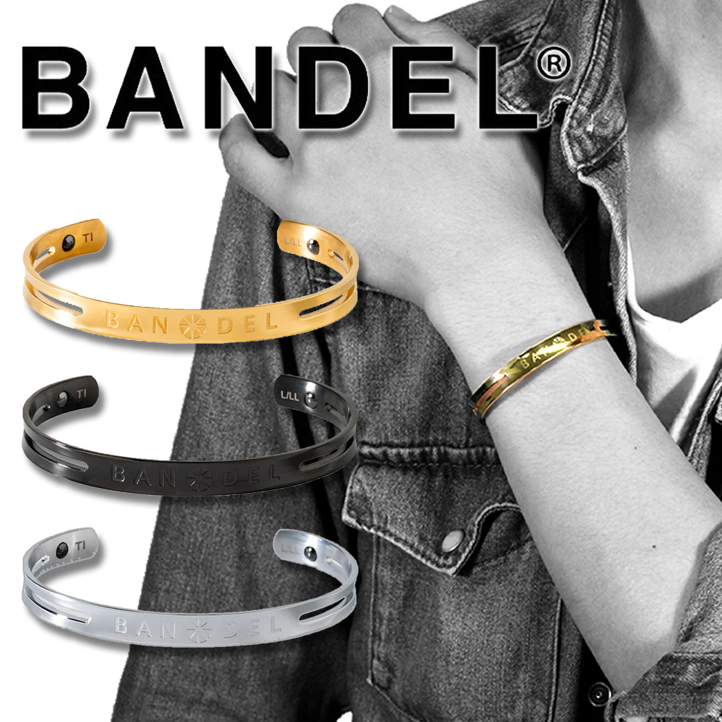 【楽天1位受賞】 バンデル チタン 純チタン バングル ブレスレット titanium bangle BRACELET メンズ レディース シルバー ゴールド ブラック アクセサリー IP塗装 ギフト プレゼント 父の日 手首 軽い 軽量 頑丈 S M L LL