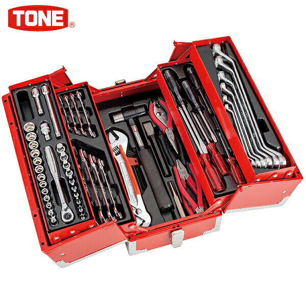 TONE(トネ)の一覧はこちら●差込角9.5mm(3/8inch)●インチ●Multiple●各種産業機械用●インチサイズのセットです。●ケースのみの販売も致しております●ケースから工具を出し入れする時は、手を挟み込まないように注意してください。【商品サイズ】縦(mm)　470横(mm)　240高さ(mm)　405【商品重量】重量(kg)　14.1JANCD:4953488252613【銀行振込・コンビニ決済】等前払い決済予定のお客様へ当商品は弊社在庫品ではなく、メーカー在庫品です。在庫確認後に注文確認を行い、お支払いのお願いを送信させて頂きます。休業日、14:00以降のご注文の場合は翌営業日に上記手続きを行います。お時間が掛かる場合がございます。