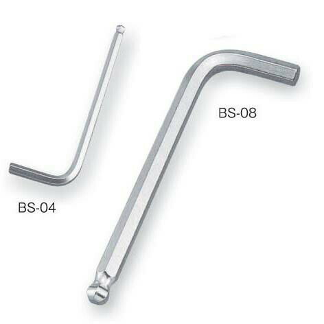 TONE（トネ） ボールポイントL形レンチ BS-04 ● ●二面幅04mm ●ヘキサゴン ●二面幅04mm ●ミリ