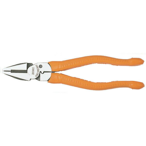 メリー 強力圧着ペンチ 2060-200 （成形カバー・脱皮穴付） 2060-200