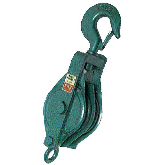 HHH（スリーエッチ） 滑車二車スナッチ （フック型） 100X2S