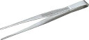 TRUSCO(トラスコ中山) ステンレス製ピンセット 115mm 直ギザ付 TSP-20
