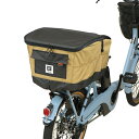 MARUTO(大久保製作所) 自転車後カゴ用2段式厚手カゴカバー PENTA キャメル D-2R-600(4)