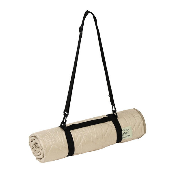 CAPTAIN STAG（キャプテンスタッグ） モンテ撥水キルティングレジャーシート100×180cm（カーキ） UB-3069 アウトドア キャンプ レジャーシート