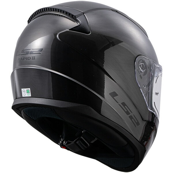 LS2 HELMETSの一覧はこちら※JAPAN FIT MODEL※日本のライダーのためだけに被り心地を追求したヘルメットです。これまでの外国ヘルメットの特徴はヘルメット内部がロングオーバル形状※をしてました。この為、内装の変更だけではアジア人の丸形の頭部に最適なフィット感を実現するのは難しくなっていました。そこで衝撃吸収材（EPS)ライナー部分をアジア人向けに再形成し直した上で、さらにチークパッド（頬パッド）の厚みを日本のライダーのために独自設定しました。※頭を上部から見た時、欧米人は前後に長く左右が狭い卵形となっている。ヘルメットの帽体（シェル）素材には、LS2独自の素材を使用しており、軽量でありながら高い耐久性と耐衝撃性を実現しています。RAPID2とSTREAM2の帽体はS、M-L、XL-XXLの3サイズ、衝撃吸収剤（EPS）はS、M、L、XL-XXLの4サイズ。帽体、EPSのサイズが分かれていることで、更なる軽量化と一体感のある被り心地になっています。 【RAPID2】基本性能を高めたベーシックフルフェイスヘルメット！機能的なデザインのツーリング用ヘルメット。シェルには独自開発の軽量素材HPTTを使用し性能と価格のベストバランスを実現。通勤やツーリングに最適。複数の帽体を採用しているので、コンパクトな外観を実現しています。※内装素材は脱着・洗濯可能なパーツで構成。通気性があり、　表皮はソフトな肌へのタッチで低刺激性※スピーカーホールは従来品よりも深型になりました。 曇り対策に効果的なピンロックシートMAX70を採用しています。新技術により開発した濃さの違うミラーシールドを追加しました。様々なカラーのシールドをリーズナブルな価格で展開しています。※サイズはあくまで目安です。製品の設計により同じサイズ表示でも装着感が異なる場合があります。ご購入の際は必ず一度ご試着ください。■規格：SG/PSC ■帽体（シェル）サイズ設定　Sサイズ/Mサイズ-Lサイズ共通/XLサイズ-XXLサイズ共通■緩衝材（内装互換）サイズ設定　Sサイズ/Mサイズ/Lサイズ/XLサイズ-XXLサイズ共通■インナーバイザー無し■付属品　ヘルメットポーチ　※ピンロックシートは付属しません ■着脱可能箇所　ヘッドパッド/チークパッド/チンカーテン※SG基準認証品（弊社の取り扱っている日本正規品）PSマークの種類：PSC届け出事業者名：株式会社セイデン登録検査機関名称：一般財団法人製品安全協会※サイズ※S （55-56cm）M （57-58cm）L （59-60cm）XL（61-62cm）XXL（63-64cm）※サイズはあくまで目安です。製品の設計により同じサイズ表示でも装着感が異なる場合があります。ご購入の際は必ず一度ご試着ください。JANCD:4562343604506【銀行振込・コンビニ決済】等前払い決済予定のお客様へ当商品は弊社在庫品ではなく、メーカー在庫品です。在庫確認後に注文確認を行い、お支払いのお願いを送信させて頂きます。休業日、14:00以降のご注文の場合は翌営業日に上記手続きを行います。お時間が掛かる場合がございます。