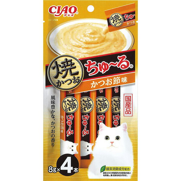 CIAO 焼かつおちゅ～る かつお節味 8g×4本 SC-571