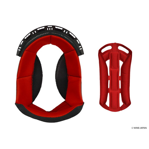 WINS（ウインズ） 【共通】 RS/RS JET　12K　Sシェル用センターパッド　赤　M 4560385773129