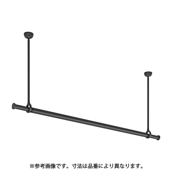 TOSO(トーソー)の一覧はこちら便利さはもちろん、インテリアもあきらめない。いざとなれば取り外せる安心感。吊りポールの着脱が可能で、設置シーンを選ばないランドリーバー。インテリアになじむマットな質感と、バーの揺れが早く納まるゆれピタ機能が特徴です。本体バー1本、ブラケット2個、吊りポール2本のフルセットです。【使用上の注意】・ぶら下がったり、お子様が遊んだり、無理な力をかけるなどしないでください。・地震などの揺れで落下の恐れがあるものは掛けないでください。・本体バーに対して、垂直方向（押す・引く）に無理な力をかけないでください。・本製品は設置完了後も可動（揺れる）構造となっていますが、万一製品に衝突してしまった場合の事故軽減及び取付面への負担軽減を目的としています。・ブラケットの可動域（前後 25度まで）を超えては動きません。それ以上無理な力をかけないでください。製品および取付面が破損する恐れがあります。・本体バー・吊りポールは塗装仕上げのため、金属製などの硬いもの・鋭利なものを掛け外しすると塗装剥がれの原因となるためご注意ください。【施工上の注意】・ブラケットは木下地、軽量鉄骨下地、コンクリート下地がある位置に取付けてください。・軽量鉄骨下地の場合、ダブルバー、シングルバー（t=0.5mm）、角スタッド（t=0.4mm）の中心にくるよう取付けてください。・木下地の場合、厚さ9mm以上の構造用または普通合板や、幅40mm以上の野縁などの角材が必要です。・コンクリート下地の場合、付属のネジの他に、コンクリート用プラグをご用意ください。アリゲーターA5が推奨です。一般的に使用される普通コンクリート（強度：18～45N/平方ミリメートル）へ取付できます。・ブラケットは組み合わせる本体バー長さにあわせて取付けてください。本体バー端部を10～20cm以上伸ばしての使用を推奨します。・石膏ボード2枚貼りなどで木部へのねじ込み深さが足りない場合は、別途取付ネジをご用意ください。・傾斜天井への取付けはできません。・本製品は室内用です。屋外や浴室への取付けはできません。・施工前に、取付けする下地に十分な強度があることを確認してください。本体バーアウター直径：Φ30mm、本体バーインナー直径：Φ25mm、本体バー長さ：950～1540mm、ブラケット直径：Φ56mm、ブラケット高さ：19mm、吊りポール長さ：594mm、吊りポール軸経：Φ12mm、吊りポールリング内径：Φ38mm・着脱可能な吊りポール：吊りポールがワンタッチで着脱可能。使用しない時は取外してお部屋をすっきり保てます。・簡単施工：施工はブラケットを取付けるだけ。省施工もポイント。・一体感のあるデザイン：ブラケット、吊りポール、本体バー全て同色で仕上げ、製品全体で一体感のあるデザインにこだわっています。・空間になじむマットな質感：主要パーツはマットな塗装仕上げ。室内物干しの存在感を与えず、インテリアの一部として溶け込みます。・揺れが早く納まる「ゆれピタ機能」：ものを掛けたとき、ランドリーバーが揺れても、減衰機構により少しの揺れで早く納まります。・伸縮ができる本体バー：本体バーは、Sサイズ(950~1,540mm)とMサイズ(1,450~2,340mm)を品揃え。お部屋、用途に合わせて簡単に伸縮可能です。●材質【本体バー】バー：アルミニウム合金押出型材、キャップ：ナイロン樹脂・ポリエステルエラストマー【吊りポール】ポール：アルミニウム合金押出型材、リング：ナイロン樹脂、ジョイント：亜鉛ダイカスト・ステンレス【ブラケット】本体：亜鉛ダイカスト、カバー：ABS樹脂●参考耐荷重1セットあたり/許容荷重15Kg・1セットあたりの許容荷重は15kgまでです。天井や製品の破損・落下の恐れがありますので、15kgを超える荷重を掛けないでください。・吊り下げ物1個あたりの許容荷重は3kgまでです。・吊り下げ物は1箇所に集中しないように均等に掛けてください。・吊りポール1本あたりの許容荷重は8kgまでです。天井や製品の破損・落下の恐れがありますので、8kgを超える荷重を掛けないでください。●付属品本体バー1本、ブラケット2個、吊りポール2本、取付ネジ(ナベ3.5×35mm)JANCD:4975559957975【銀行振込・コンビニ決済】等前払い決済予定のお客様へ当商品は弊社在庫品ではなく、メーカー在庫品です。在庫確認後に注文確認を行い、お支払いのお願いを送信させて頂きます。休業日、14:00以降のご注文の場合は翌営業日に上記手続きを行います。お時間が掛かる場合がございます。