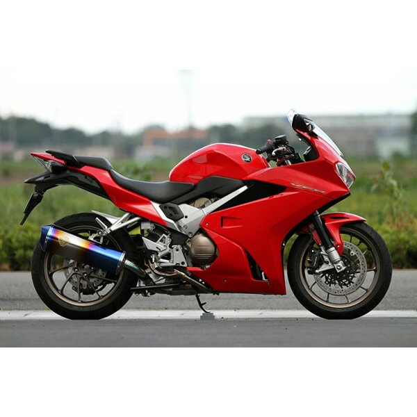 ワイバン VFR800F／X スリップオン クロスオーバルDB WH21-03XD マフラー エグゾースト アールズギア スリップオン