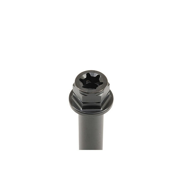 ステンレスキャリパーマウントボルト ブラック 55mm フランジ六角 M10/P1.25 ヘクサロビュラ 2本入 CMBF-055B