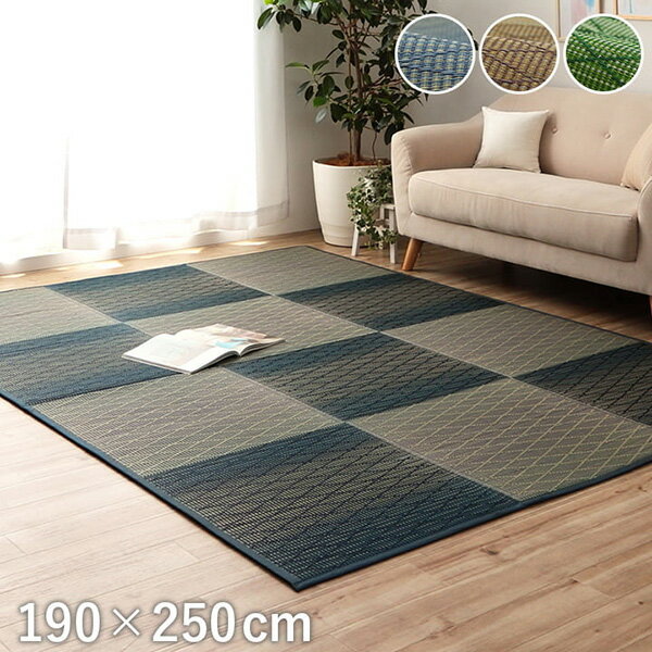 樂天商城 - 【メーカー直送】 ダイヤ グリーン 190×250cm 1070811124211 カーペット ラグ マット 絨毯 おしゃれ シンプル 無地 リビング 寝室 一人暮らし 新生活 模様替え インテリア 春 夏 秋 冬