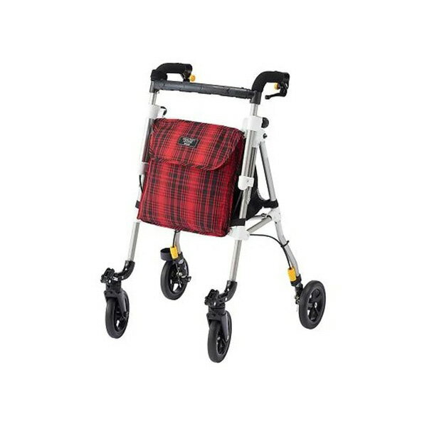 ウィズワン ヘルシーワンレジェールタータンレッド H1LR-TR 日本製 おしゃれ 4輪 高齢者 折りたたみ スーパー 大容量 軽い 買い物キャリー