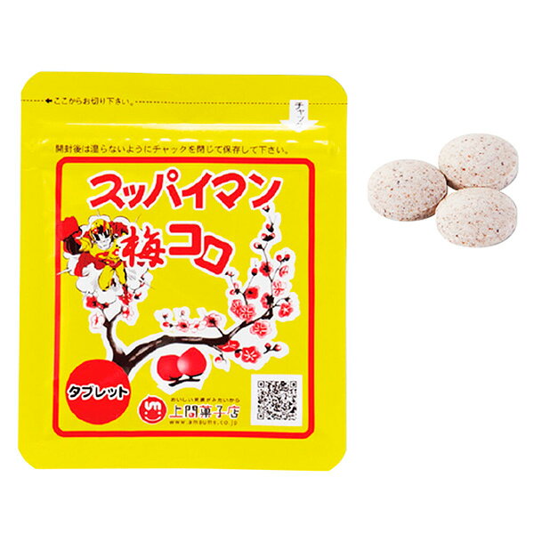 梅の果肉を丸ごと粉砕し、梅の酸味を生かした製法で作り上げたタブレットです。●内容量：1袋7g×20袋●1袋サイズ：90×5×110mm●原材料：梅粉末（国内製造（食塩、梅））、デキストリン／酸味料、セルロース、甘味料（アスパルテーム・L-ファニルアラニン化合物）、ショ糖脂肪酸エステル、香料【商品サイズ】縦(mm)　200横(mm)　130高さ(mm)　55【商品重量】重量(g)　193JANCD:4932134250562【発送区分】この商品はメーカーよりお届けいたします。発送連絡が遅れる場合がございます。【銀行振込・コンビニ決済】等前払い決済予定のお客様へ当商品は弊社在庫品ではなく、メーカー在庫品です。メーカー在庫確認でき次第、お客様へお支払いのお願いを送信させて頂きます。在庫確認後に注文確認を行い、お支払いのお願いを送信させて頂きます。休業日、14:00以降のご注文の場合は翌営業日に上記手続きを行います。お時間が掛かる場合がございます。