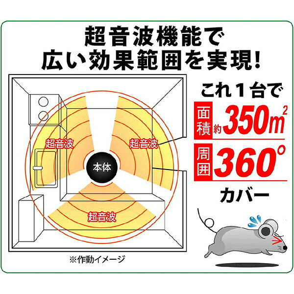 豊光 超音波式ネズミ駆除器 BS-2200