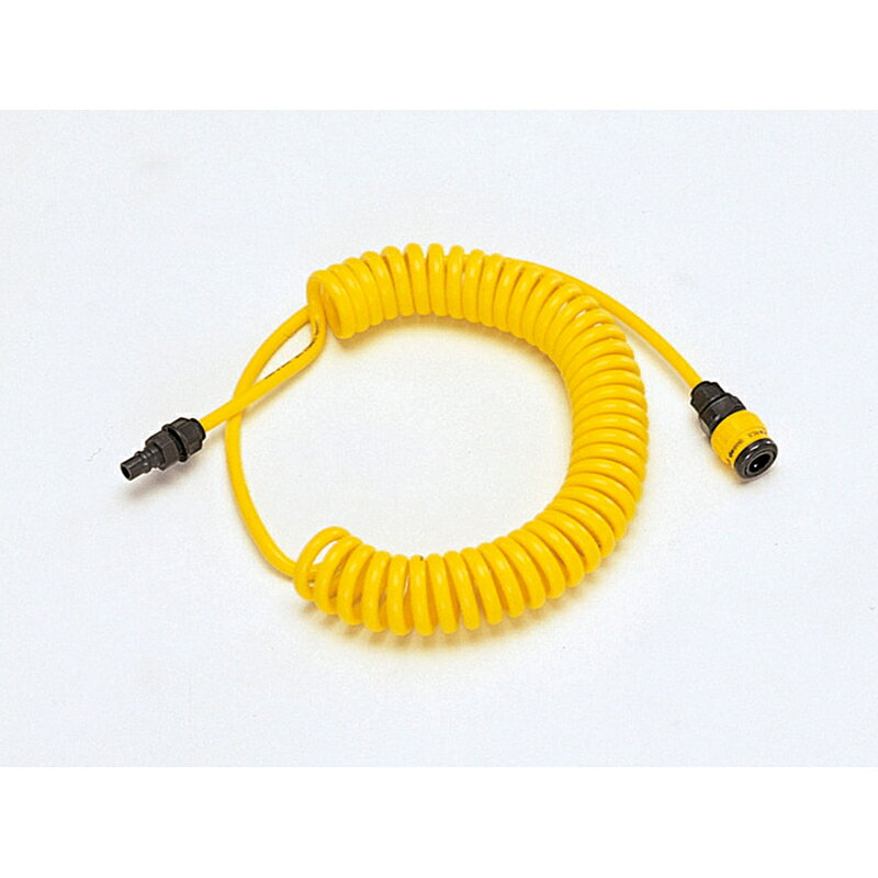 イチネンTASCO （タスコ） カプラー付ウレタンカールホース（5m） TA330KA-5 荷役工具