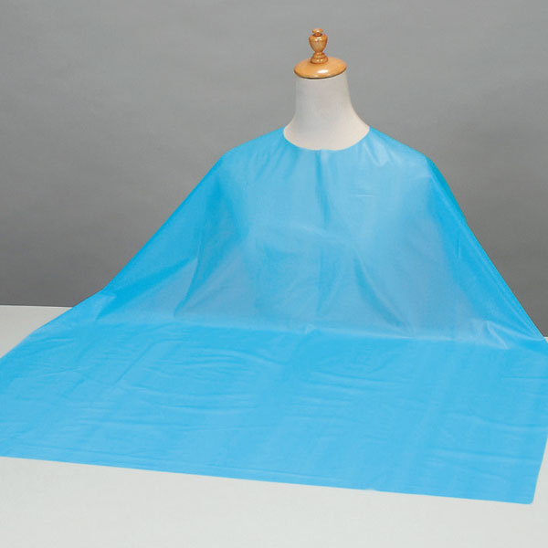 宇都宮製作 食事用エプロン 使いきりタイプ （50枚×12箱）ブルー 9123-5188