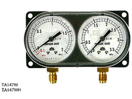 イチネンTASCO （タスコ）:モニターゲージキット TA147W 冷凍・空調工具 ゲージ各種