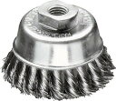 LESSMANN 工業用カップブラシ Φ65 高張度鋼線 線径0.35 482114