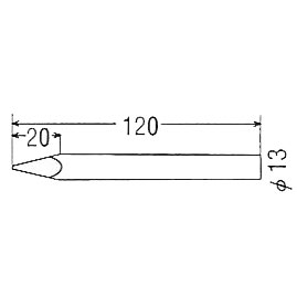goot（グート）（太洋電機産業） 交換こて先 φ13 T-13A T-13A