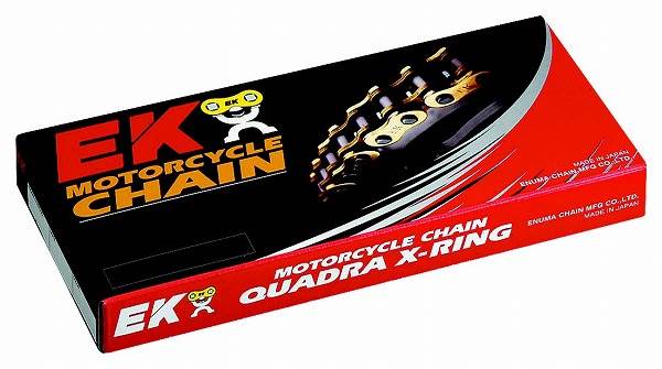乐天商城 - エヌマチェーン 525-140L NXリングチェーン（バイク用）MLJ（カシメジョイント）ゴールド 525ZV-X3（GP/GP） バイク リング チェーン メンテナンス カスタム パーツ