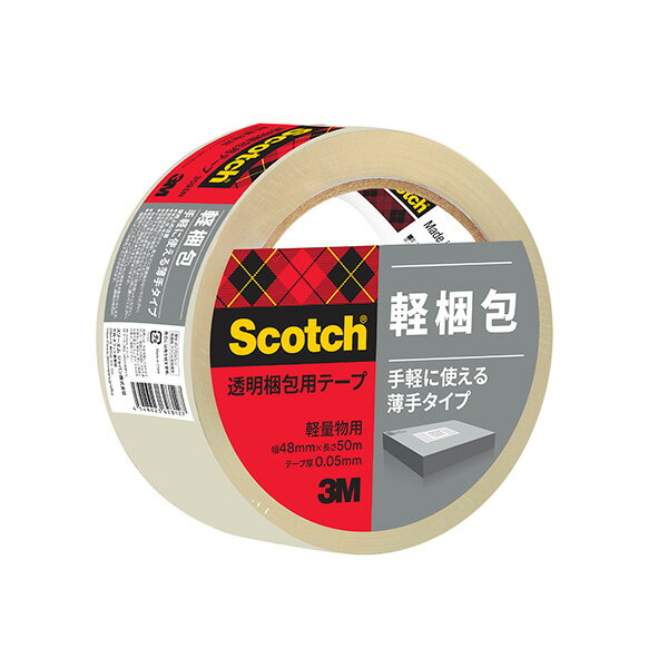 乐天商城 - 3M（スリーエム） スコッチ 透明梱包用テープ 軽量物用 309SN 3M テープ 梱包 透明 荷物 宅配便 ダンボール 軽量物
