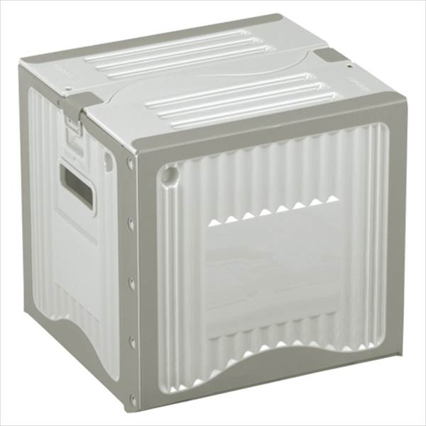 岐阜プラスチック工業 リスボックス グレー ライトグレー/グレー 幅322×奥300×高310mm 容量：26リット..