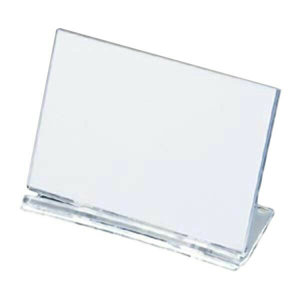 クラウン UCカード立 角型 透明 外寸：幅80×高55mm CR-UC2-T