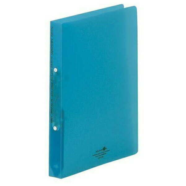 LIHIT LAB.（リヒトラブ） AQUA DROPs リングファイル【ツイストリング】 A4判タテ型 青緑 F-5005-28 F-5005-28 事務用品 文房具 筆記具 ファイル 机上整理 オフィス リングファイル（ツイストリング]