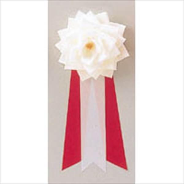 OP（オープン工業） 記章 バラ 白 大 花径：110mm KS-3-WH