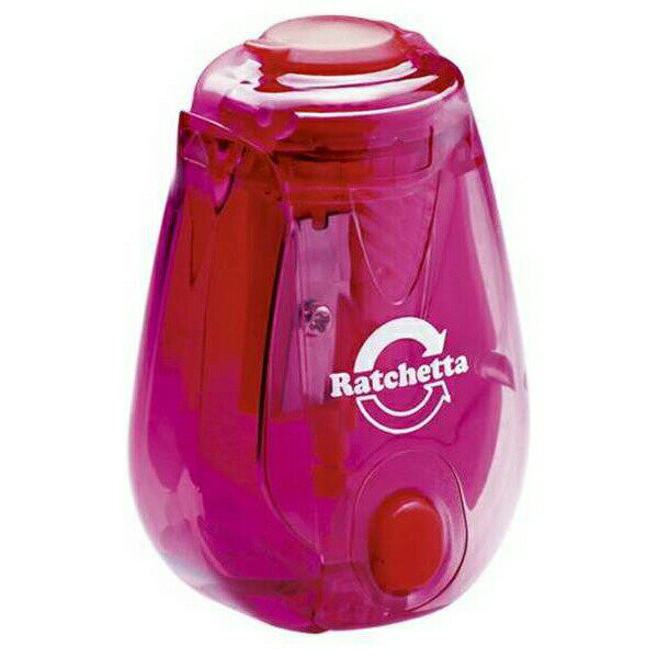 ソニック ラチェッタ ハンディ鉛筆削り お知らせ機能付 ピンク SK-825-P 事務用品 文房具 筆記 ファイ..