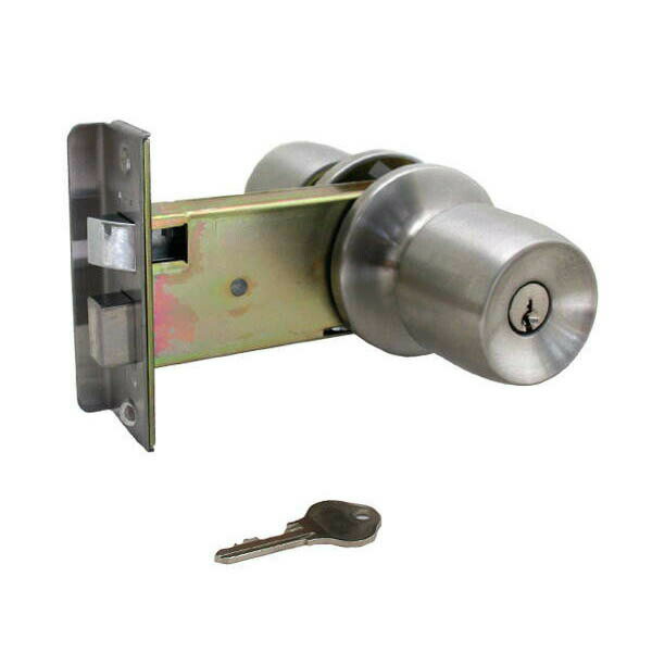 ハイロジック インテグラル錠 玄関錠 L バックセット100mm NP-HD-500L