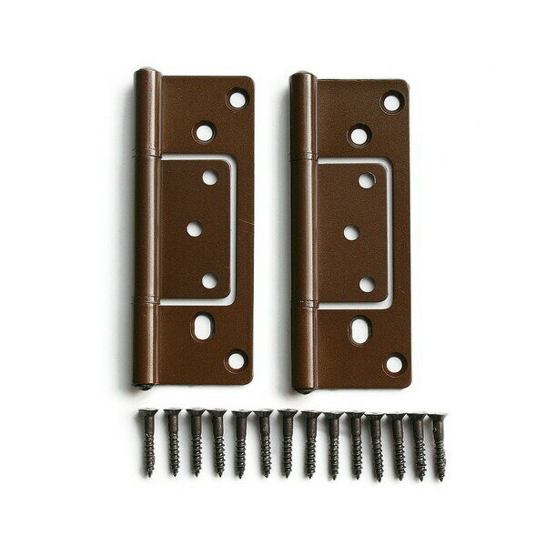 ハイロジック 正面付蝶番 102ミリ ブロンズ 入数1袋 （2枚） P-600