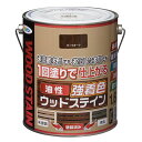 アサヒペン 油性強着色ウッドステイン1.6Lダークオーク