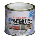 アサヒペン:水性多用途カラー 1/5L ツヤ消し白 4970925460226 塗料 ペンキ 水性多用途 水性多用途カラー