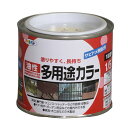 アサヒペン:油性多用途カラー 1/5L アイボリー 4970925536242 塗料 ペンキ 油性多用途 油性多用途カラー