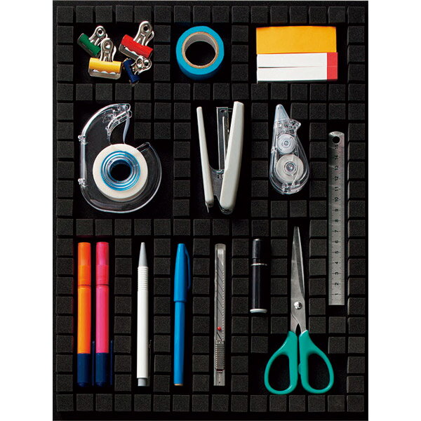 KING JIM（キングジム） ツール整理ブロック かたづけマス TB3415クロ TB3415クロ 860007