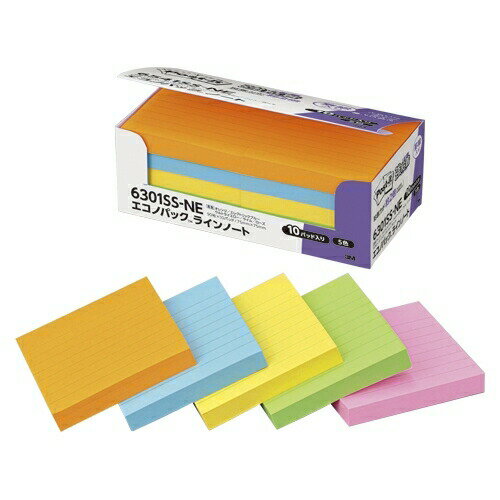 3M（スリーエム） ポスト・イット （R） 強粘着ラインノート 6301SS-NE ポスト・イット ポスト・イット（R） 6301SS-NE