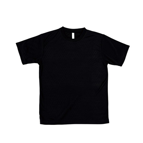 アーテック ATドライTシャツ M ブラック 150gポリ100% 38367