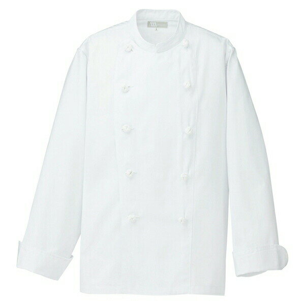 AITOZ（アイトス） 調理白衣 コックコート （男女兼用）ホワイト SS 861022