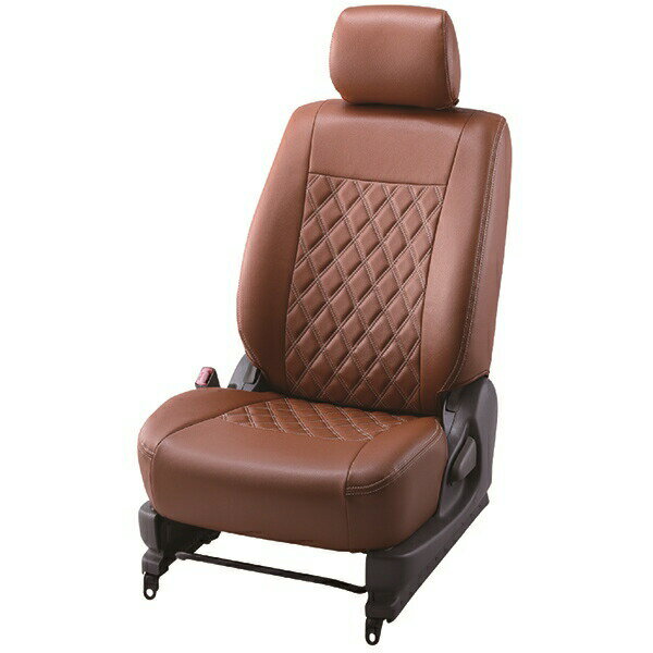 【メーカー直送】BELLEZZA（ベレッツァ） Wild Stitch ワイルドステッチ シートカバー （ココア×WH） 20系 アルファード/ヴェルファイア BEWST338C3