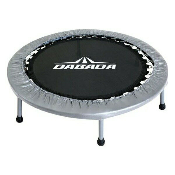 DABADA（ダバダ）:折りたたみトランポリン シルバー TRAMPOLINE トランポリン ダイエット フィットネス trampoline 子供用 家庭用 大人用 ダイエット エクササイズ 耐荷重110kg