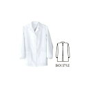 EBM 女性用 コート 調理服AA335-4 9号 3701420
