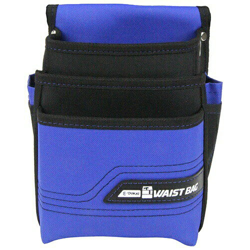 E-Value（イーバリュー） 腰袋3段 ブルー EWB-3D-BL 4977292971096
