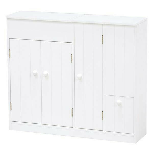 【地域制限有】【メーカー直送】萩原 トイレラック MTR-6118WH