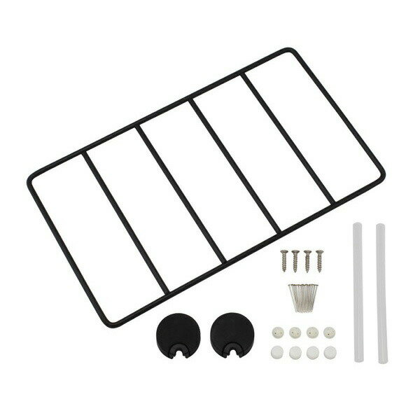 ハイロジック ワイヤーシェルフ ショート ブラック 1個 98481(4)