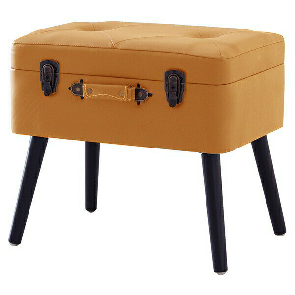 【地域制限有】【メーカー直送】市場 Pick スツール ブラックキャメル ST-3263BKCA スツール 収納 シン..