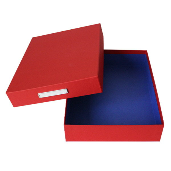 TAKEMEKI （タケメキ）:DESK BOX B5サイズ （レッド / ロイヤルブルー） お道具箱 DES833RD B5サイズ お道具箱 小物入れ 収納 紙製 貼箱? DES-833-RD